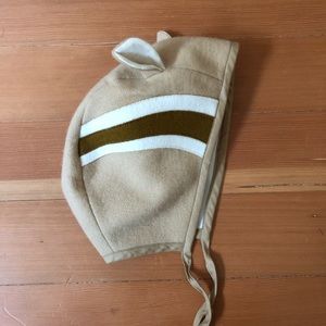 Briar Baby 18-24m wool chipmunk bonnet